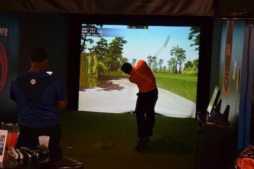 Rent a golf simulator at High Velocity Sports
