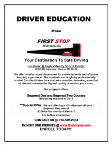 First Stop Driver Education